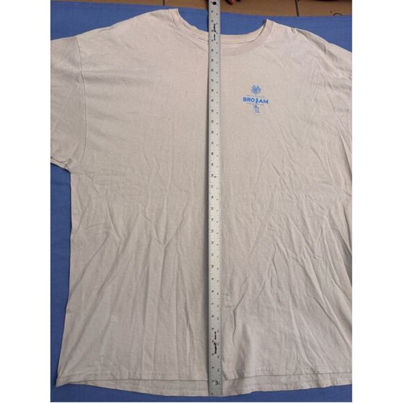 Men's Switchfoot Bro-Am and Rob Machado Jr T-shirt XL Beige with Blue Print - Picture 5 of 10